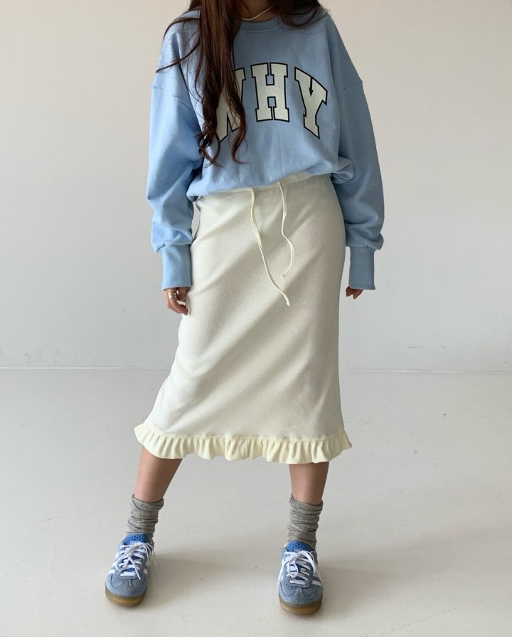 Via - Korean Women Fashion - #momslook - Frill Midi Skirt - 2