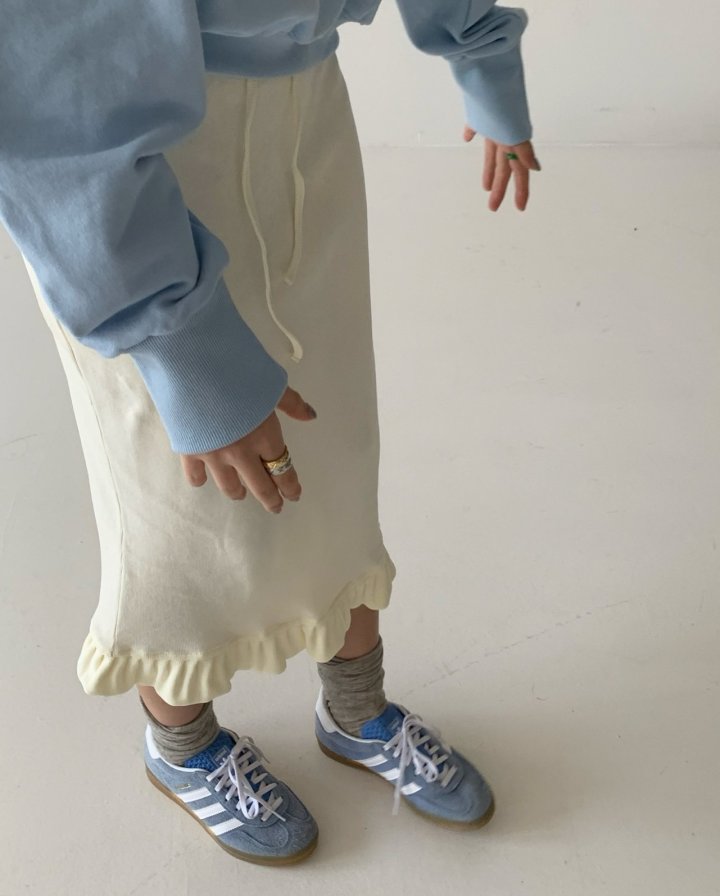 Via - Korean Women Fashion - #momslook - Frill Midi Skirt - 8