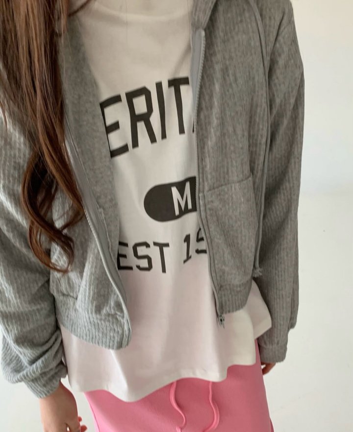 Via - Korean Women Fashion - #momslook - Rib Zip-up Jacket - 6