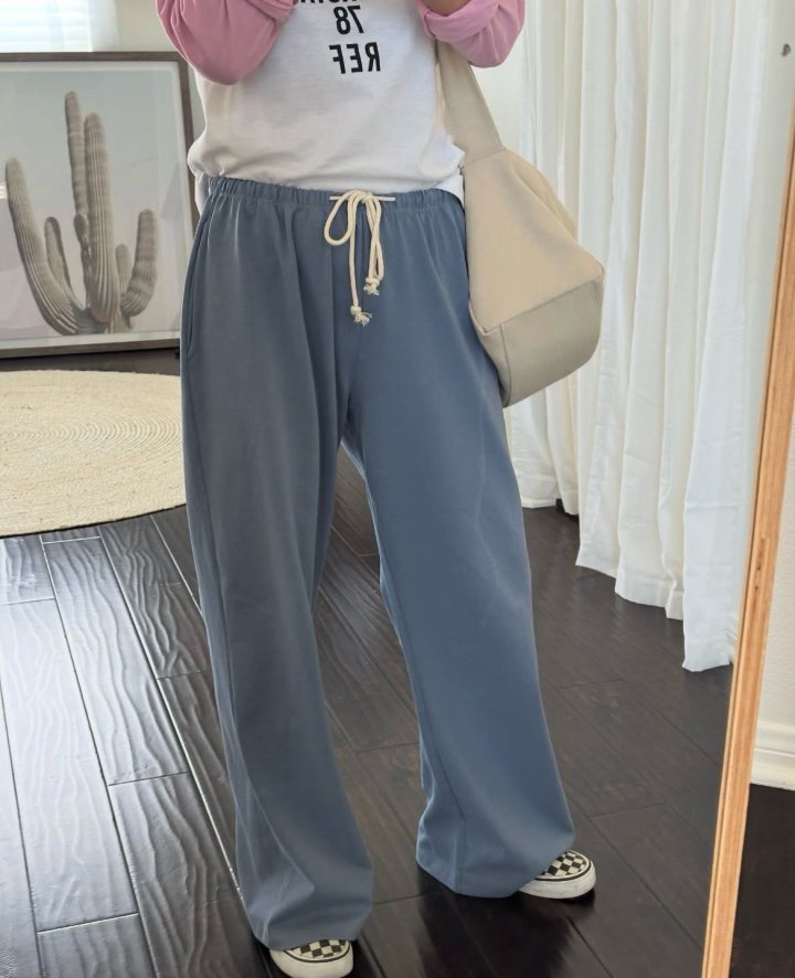Via - Korean Women Fashion - #momslook - Straight Pants - 11