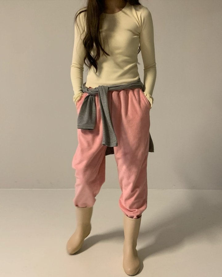 Via - Korean Women Fashion - #momslook - Waffle Tee