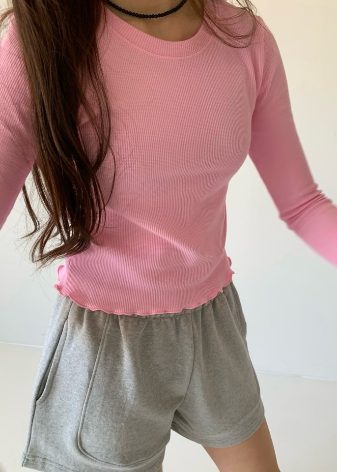 Via - Korean Women Fashion - #momslook - Waffle Tee - 7