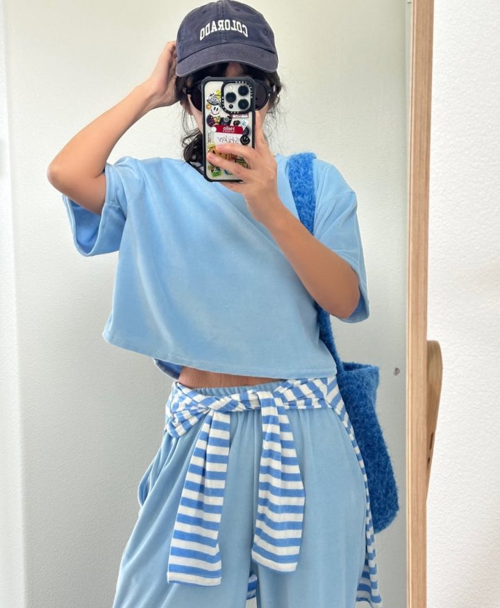 Via - Korean Women Fashion - #momslook - Velore Top Bottom Set