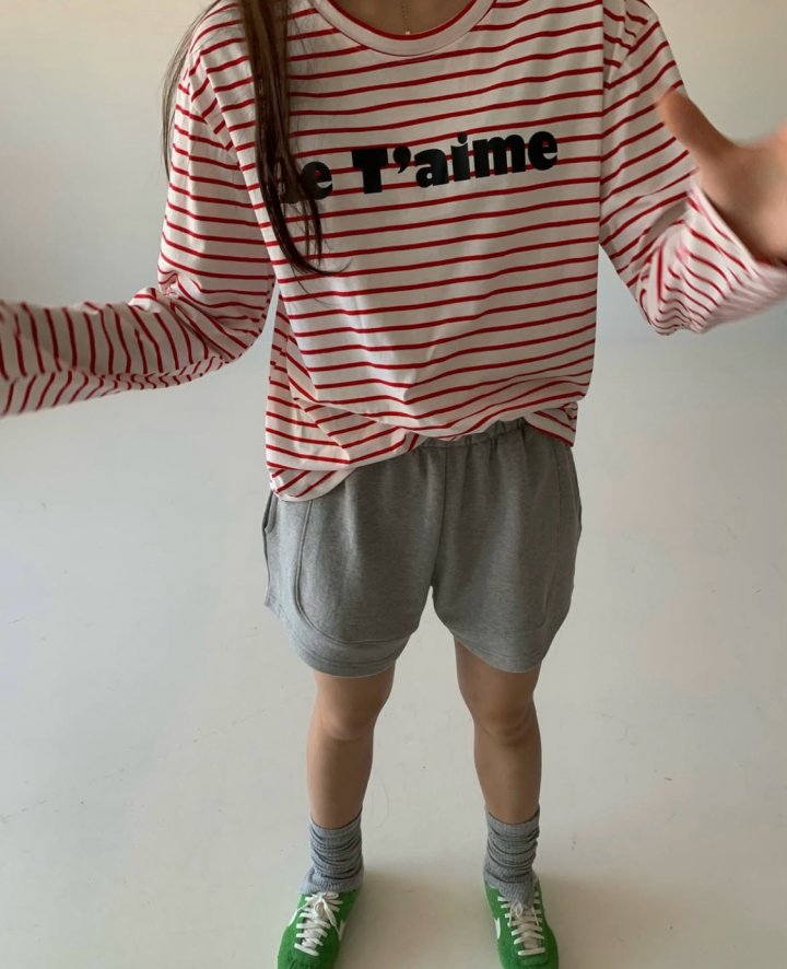 Via - Korean Women Fashion - #momslook - Je Taime Stripe Tee - 7