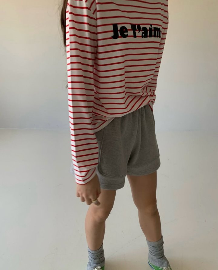 Via - Korean Women Fashion - #momslook - Je Taime Stripe Tee - 8