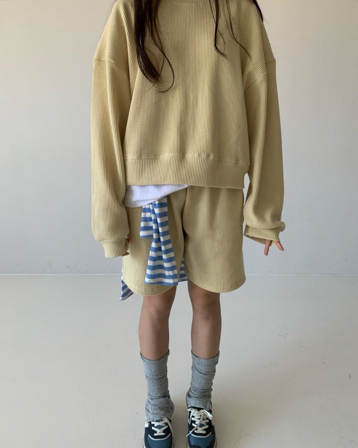 Via - Korean Women Fashion - #momslook - Waffe Short Set - 6