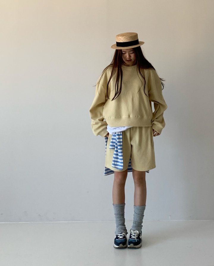 Via - Korean Women Fashion - #momslook - Waffe Short Set - 7