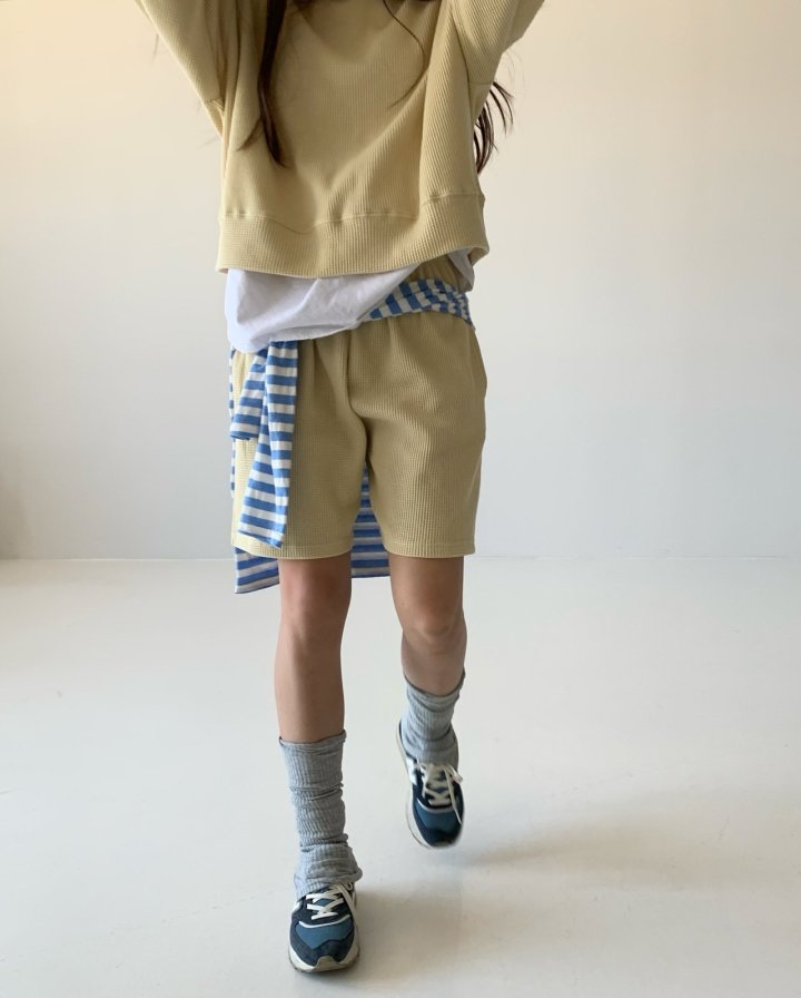 Via - Korean Women Fashion - #momslook - Waffe Short Set - 8