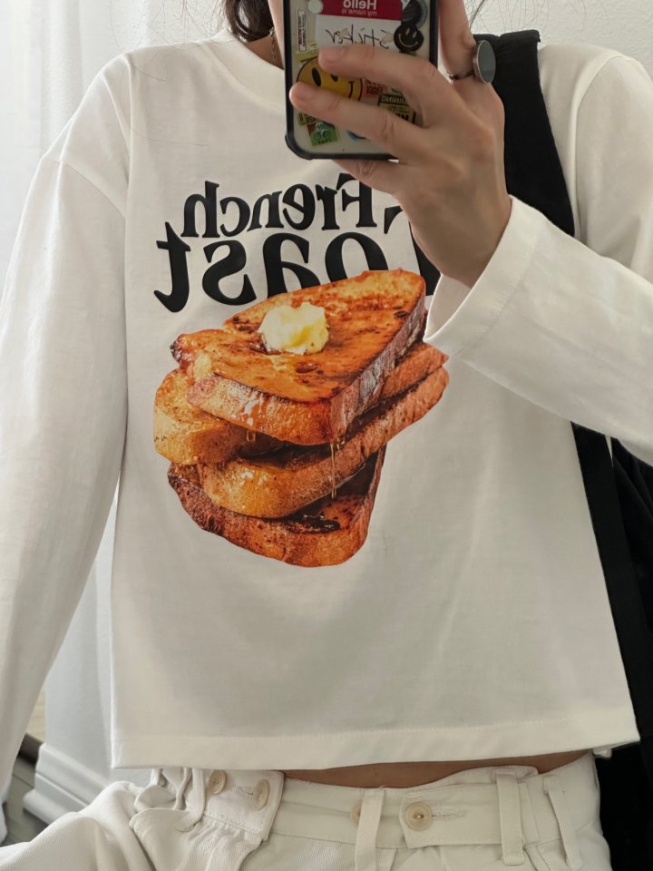 Via - Korean Women Fashion - #momslook - Toast Tee - 11