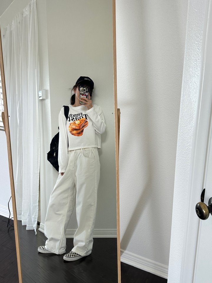 Via - Korean Women Fashion - #momslook - Toast Tee - 3