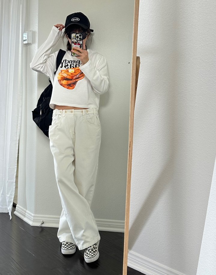 Via - Korean Women Fashion - #momslook - Toast Tee - 5