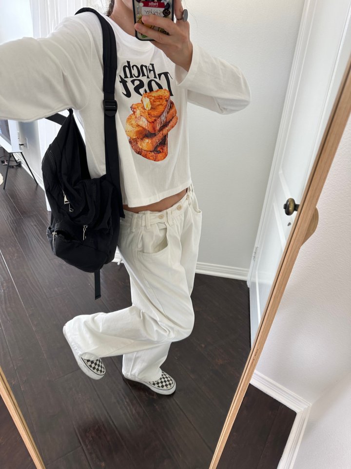 Via - Korean Women Fashion - #momslook - Toast Tee - 7