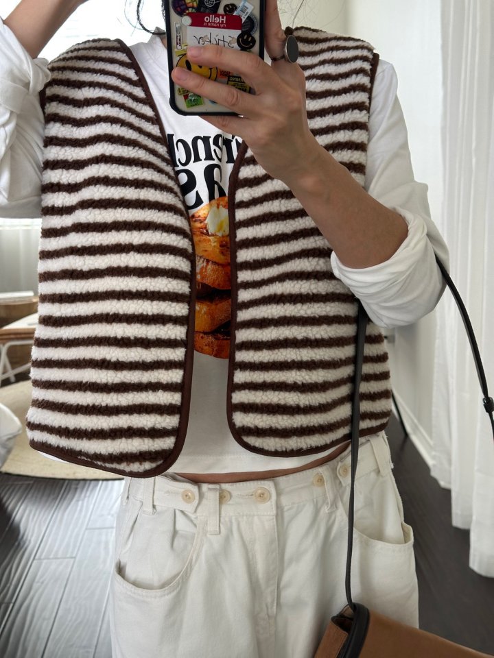 Via - Korean Women Fashion - #momslook - Danse Vest - 2