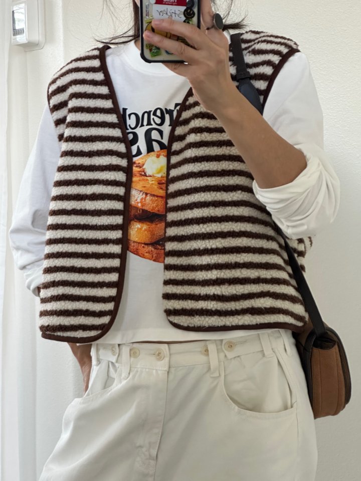 Via - Korean Women Fashion - #momslook - Danse Vest - 8