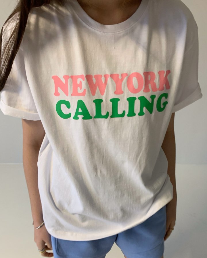 Via - Korean Women Fashion - #momslook - New York Calling Tee