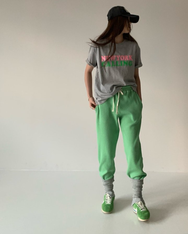 Via - Korean Women Fashion - #momslook - New York Calling Tee - 2