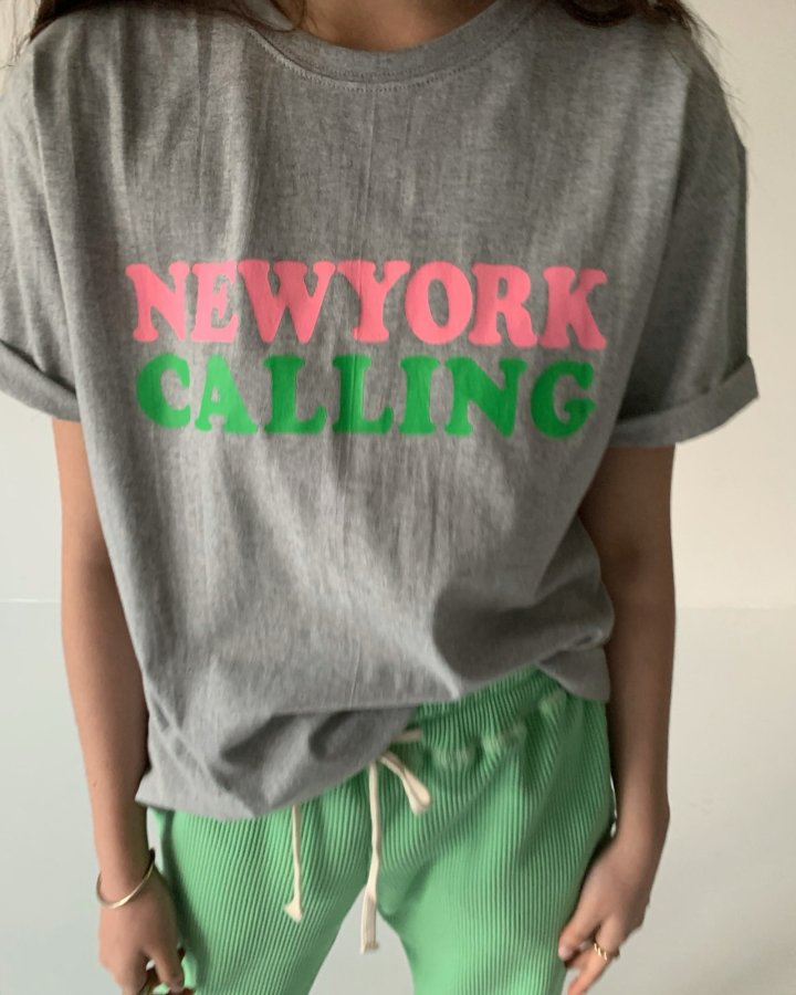Via - Korean Women Fashion - #momslook - New York Calling Tee - 6