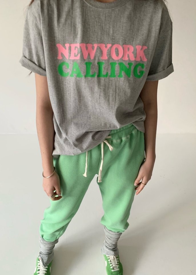 Via - Korean Women Fashion - #momslook - New York Calling Tee - 8