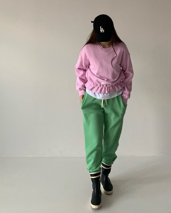 Via - Korean Women Fashion - #momslook - Banding Sweatshirts - 6