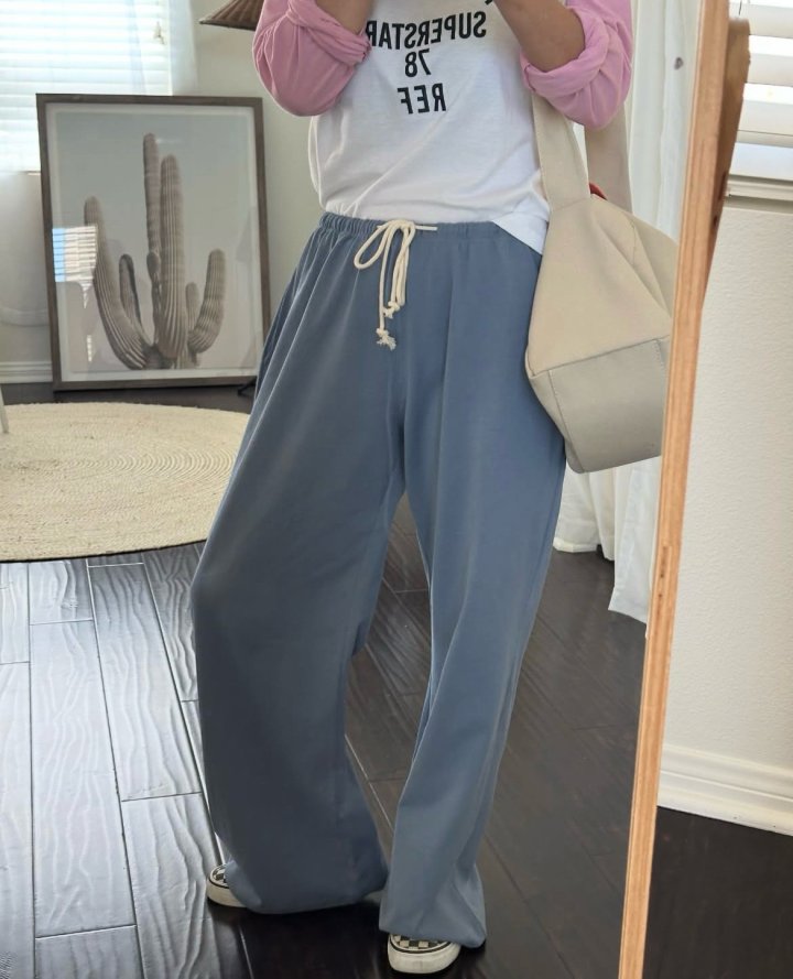 Via - Korean Women Fashion - #momslook - Straight Pants - 10