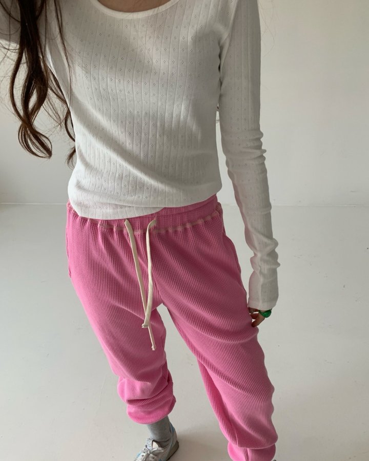 Via - Korean Women Fashion - #vintagekidsstyle - Punching Tee - 4