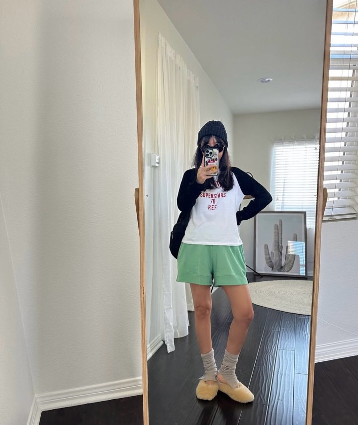 Via - Korean Women Fashion - #pursuepretty - College Colored Tee - 2