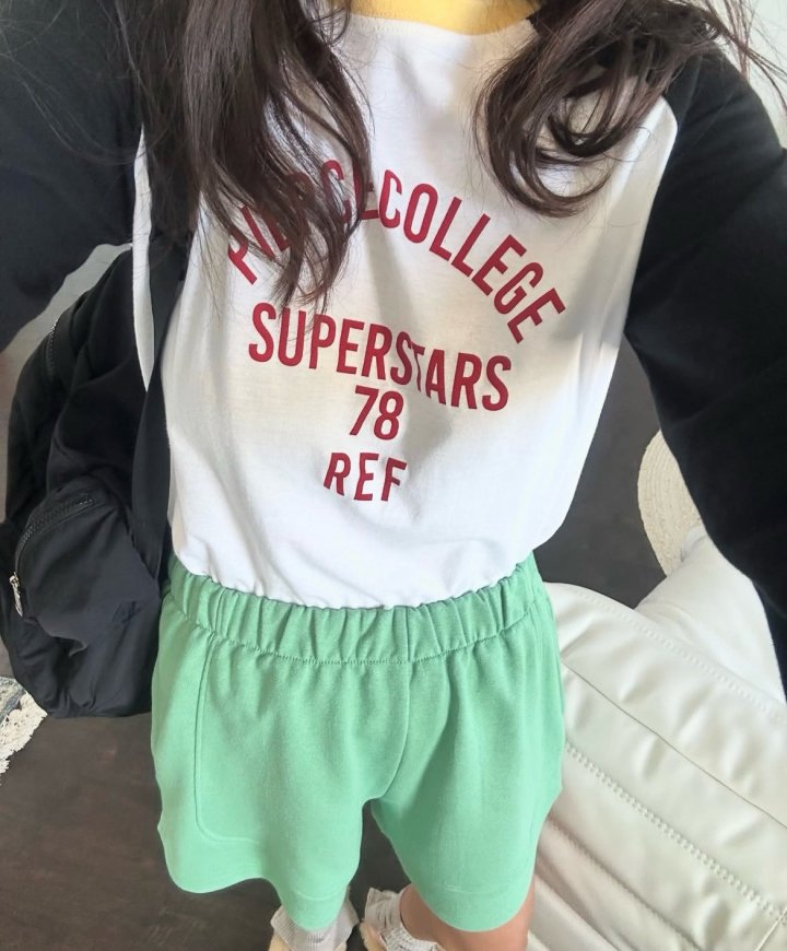 Via - Korean Women Fashion - #restrostyle - College Colored Tee - 4