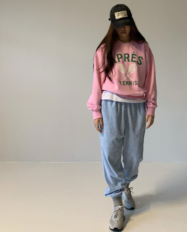 Via - Korean Women Fashion - #romanticstyle - Tennis Sweatshirts - 3