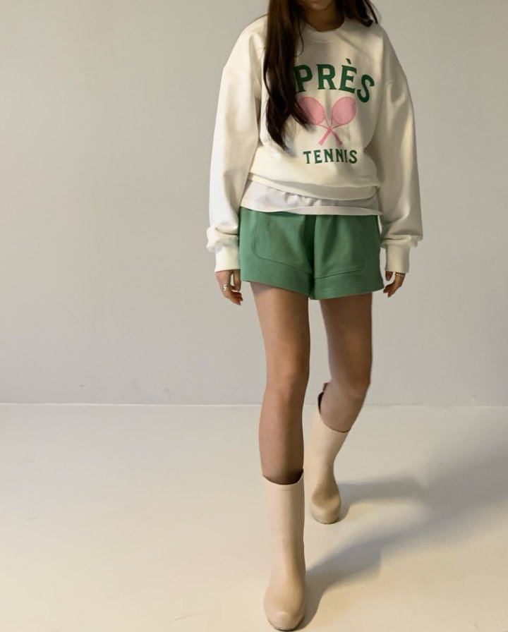 Via - Korean Women Fashion - #romanticstyle - Tennis Sweatshirts - 2