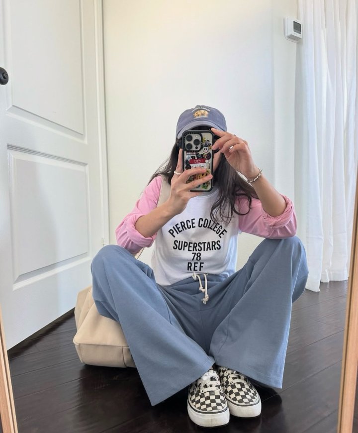 Via - Korean Women Fashion - #shopsmall - College Colored Tee - 6