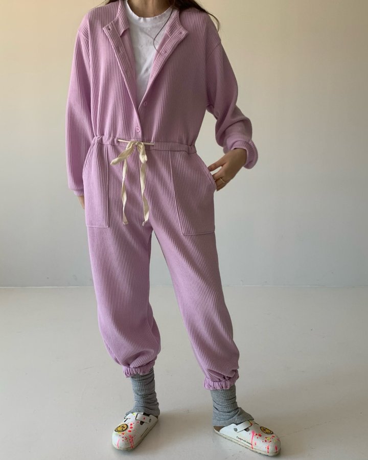 Via - Korean Women Fashion - #romanticstyle - Intro Jumpsuit - 4