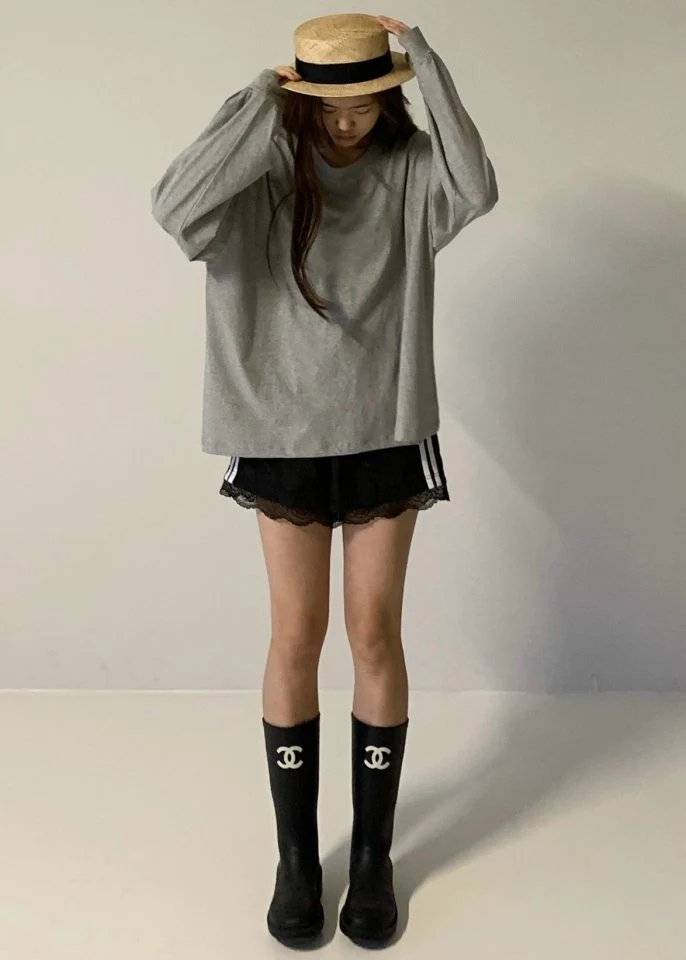 Via - Korean Women Fashion - #romanticstyle - Tape Shorts - 4