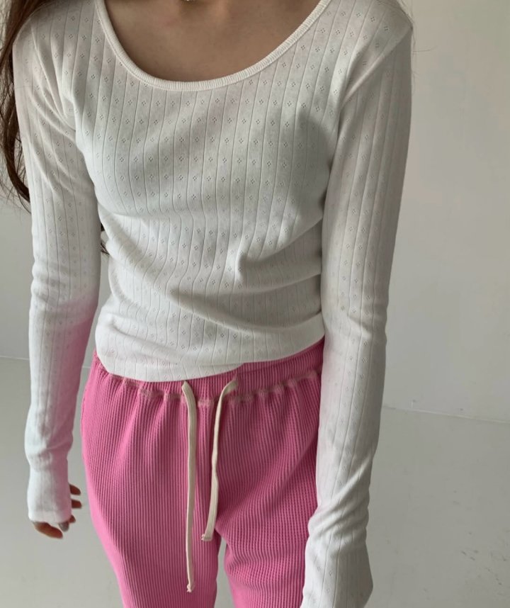 Via - Korean Women Fashion - #thatsdarling - Punching Tee - 8