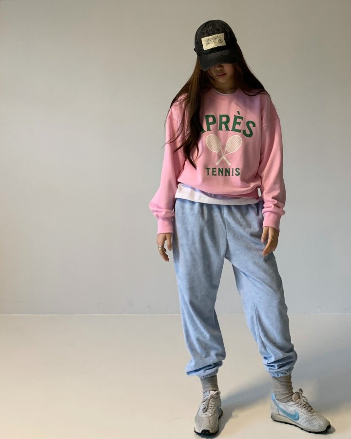 Via - Korean Women Fashion - #thatsdarling - Tennis Sweatshirts - 5