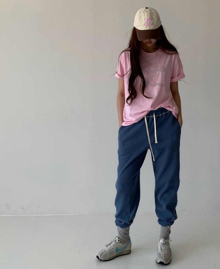 Via - Korean Women Fashion - #thatsdarling - New Ribbon Tee - 7