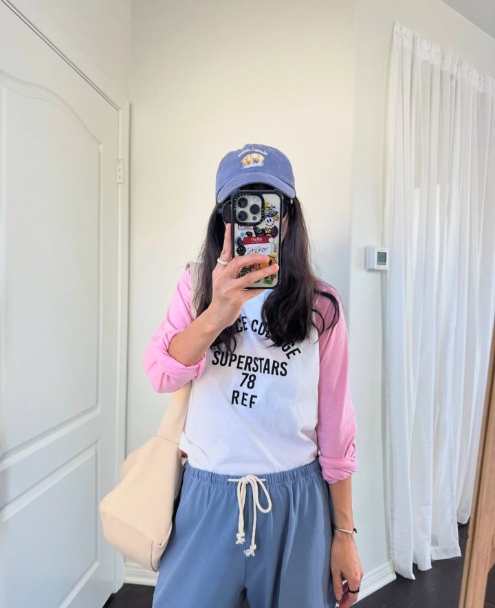 Via - Korean Women Fashion - #thelittlethings - College Colored Tee - 8