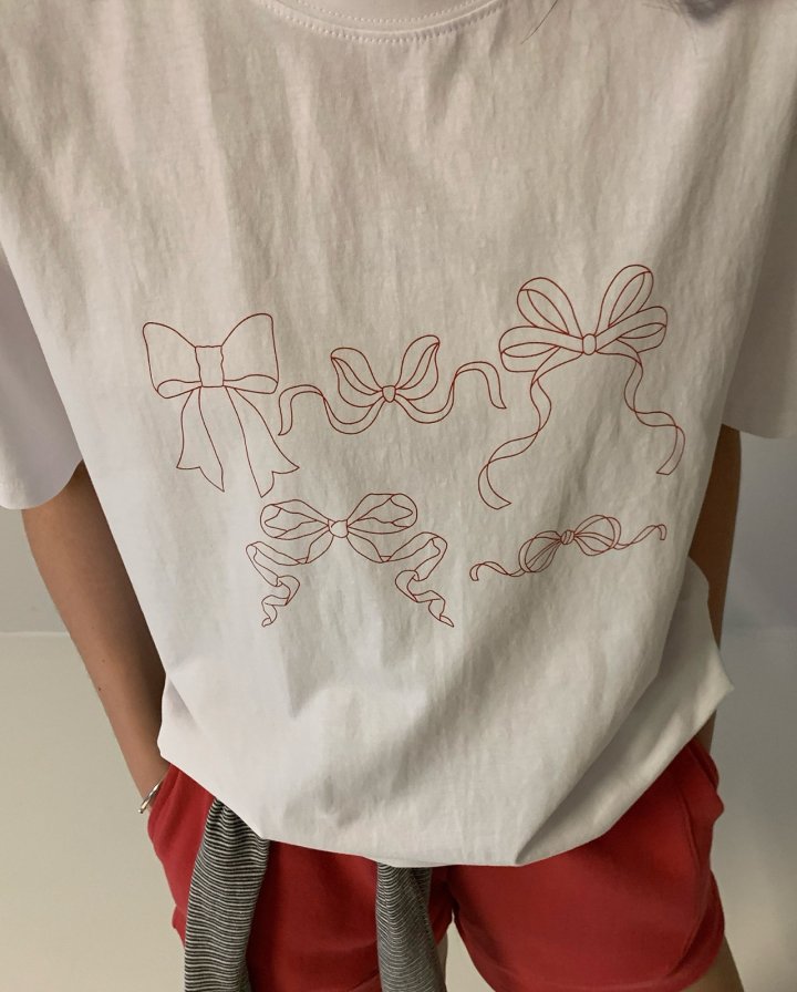 Via - Korean Women Fashion - #thelittlethings - New Ribbon Tee - 7