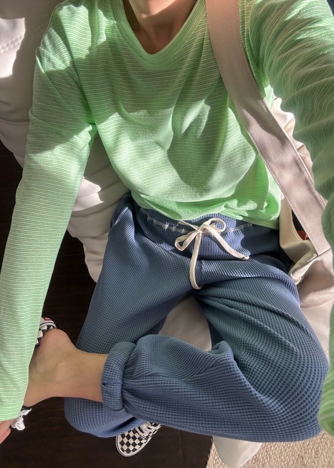 Via - Korean Women Fashion - #thelittlethings - Hip Stripe Tee - 3