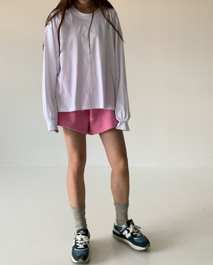 Via - Korean Women Fashion - #vintageinspired - Color Line Short Pants - 3