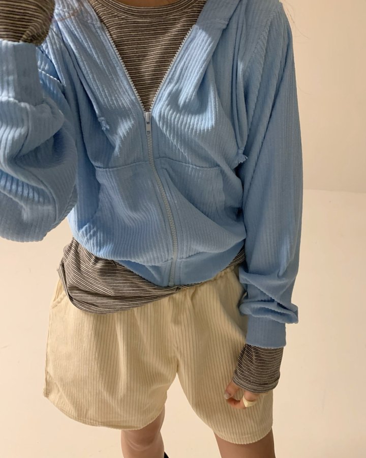 Via - Korean Women Fashion - #womensfashion - Corduroy Half Pants - 3