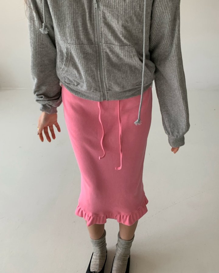 Via - Korean Women Fashion - #momslook - Frill Midi Skirt - 4