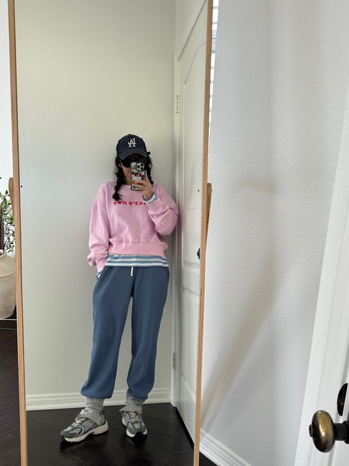 Via - Korean Women Fashion - #womensfashion - Waffle Jogger Pants - 2