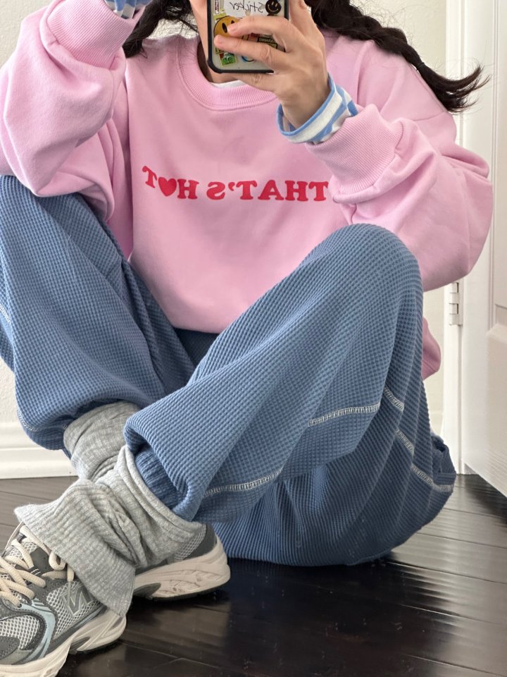 Via - Korean Women Fashion - #momslook - Waffle Jogger Pants - 4