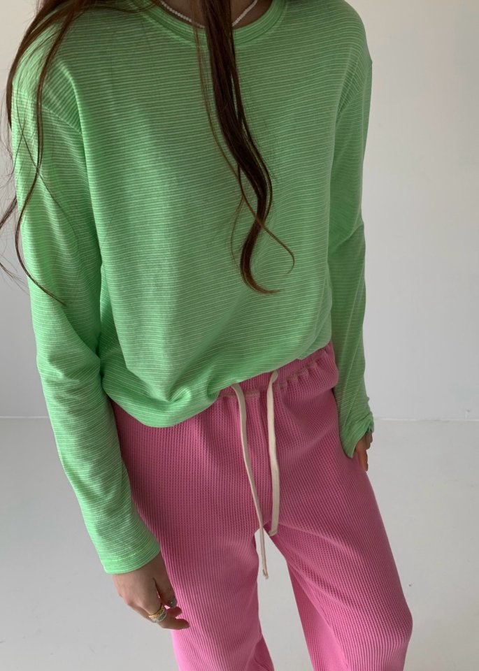 Via - Korean Women Fashion - #womensfashion - Hip Stripe Tee