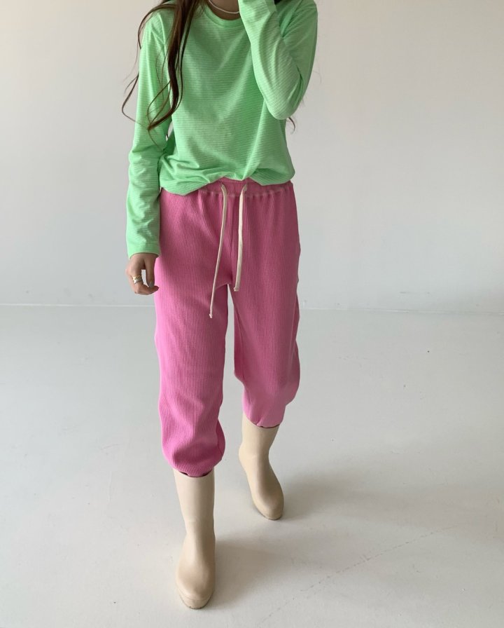 Via - Korean Women Fashion - #womensfashion - Hip Stripe Tee - 5