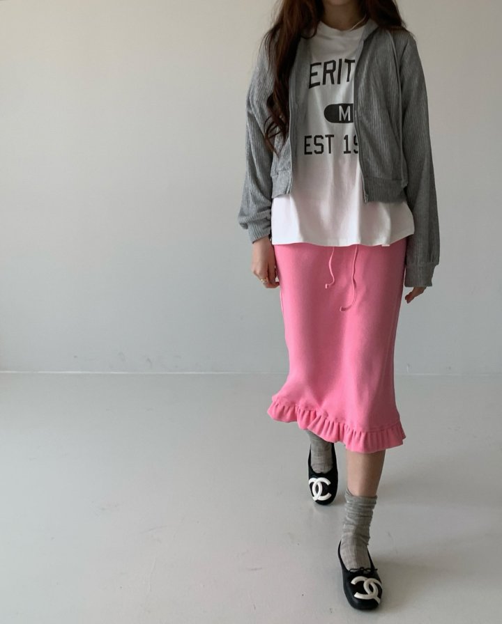 Via - Korean Women Fashion - #womensfashion - Rib Zip-up Jacket - 3