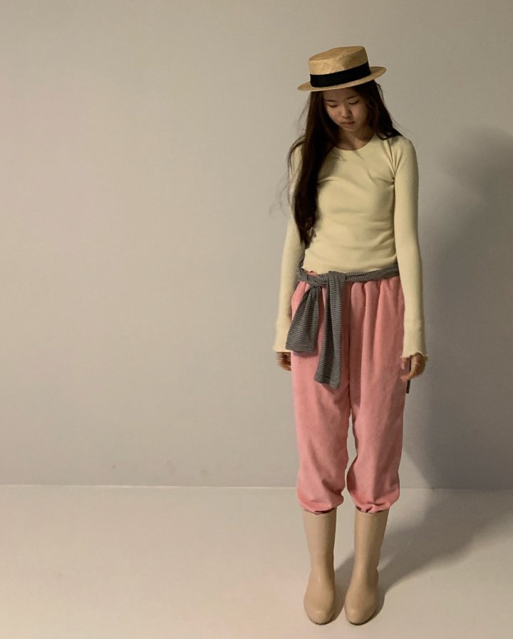 Via - Korean Women Fashion - #womensfashion - Waffle Tee - 2