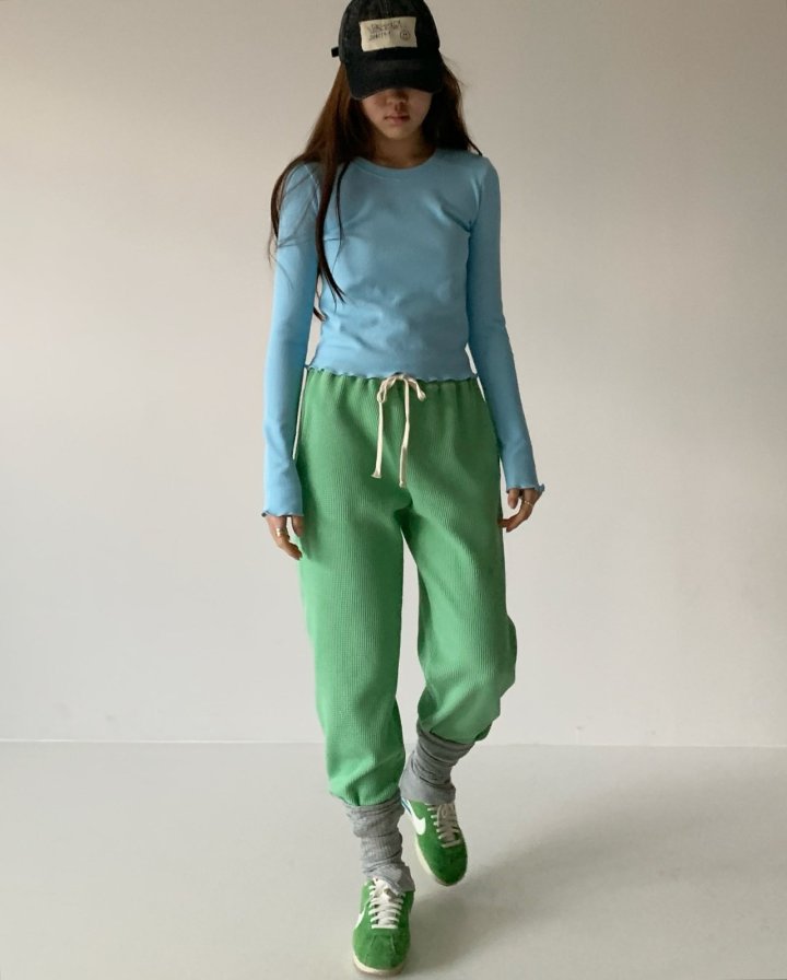Via - Korean Women Fashion - #womensfashion - Waffle Tee