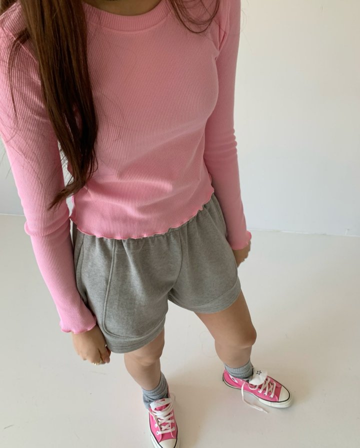 Via - Korean Women Fashion - #momslook - Waffle Tee - 4