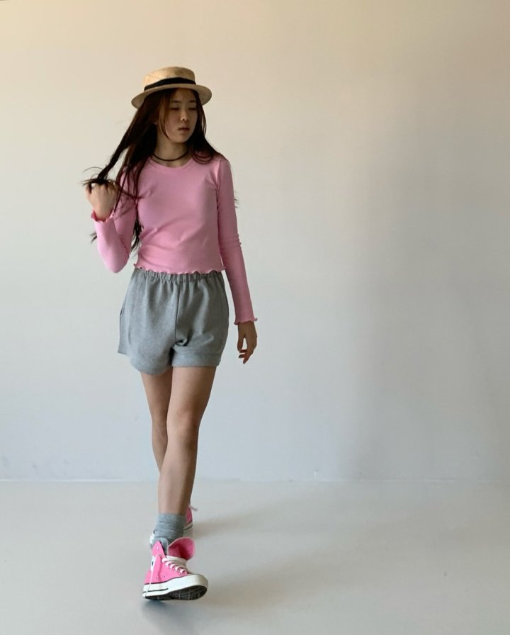 Via - Korean Women Fashion - #womensfashion - Waffle Tee - 6